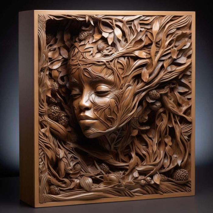 نموذج ثلاثي الأبعاد لآلة CNC 3D Art 